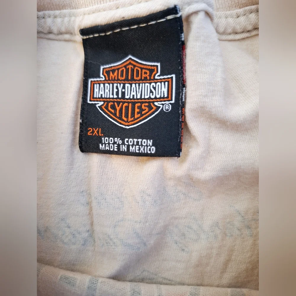 Harley-Davidson"The Biker Beauty In Silk"100% silk,biker core scarf,bonus shirt. - Picture 9 of 11